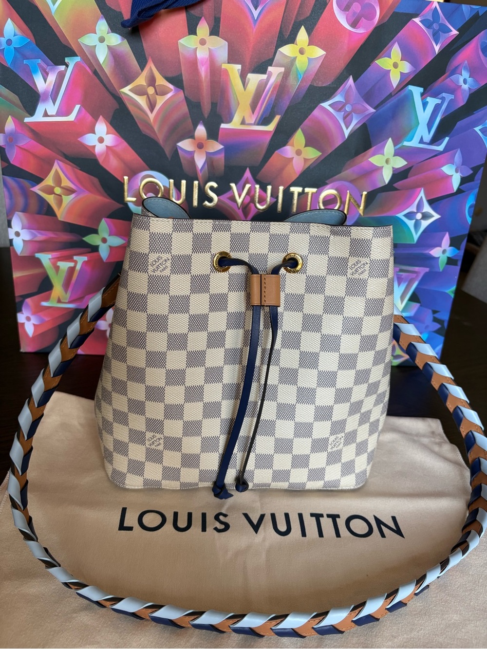 Louis Vuitton Damier Azur NeoNoe MM ‘By the Pool’ Blue 2021 Limited edition 🌊